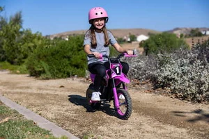 Girls 12V Electric Dirt Bike Kids Motocross Battery Powered Ride On Motorcycle - Picture 1 of 8