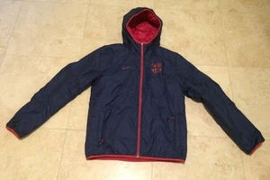 NEW NIKE FC BARCELONA ALLIANCE FLIP IT WINTER JACKET US SIZE M 546804-642 - Picture 1 of 1