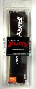 Kingston - KF560C36BBE-32 - Fury Beast 32GB 5600MT/s DDR5 CL36 Desktop Memory - Picture 1 of 3
