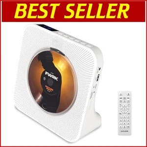 HiFi Desktop Vertical CD Player with Bluetooth, FM Radio & Easy Remote Control - Picture 1 of 8