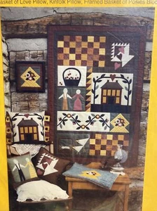 BASKETS FOR LIFE Quilt, Rug Hooking, Pillow Pattern by BUTTON WEEDS #118 - Picture 1 of 4