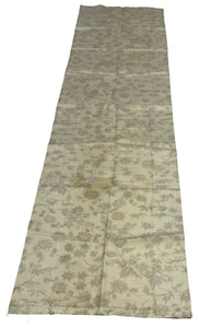 Tela Kimono Japonés Vintage Tela Boro Seda Gris Tradición Suciedad 60.6x14.5 pulgadas - Imagen 1 de 22