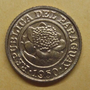 1950 Paraguay 1 Centimo Take a Look - Picture 1 of 2