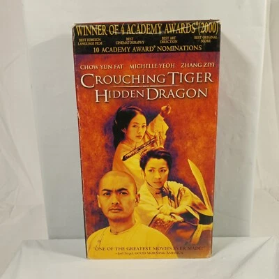 VHS Crouching Tiger, Hidden Dragon 2001 English Dubbed Martial Arts, Kung-Fu - Image 1 of 4