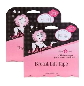 HOLLYWOOD FASHION SECRETS Breast Lift Tape, 4-Pair (Set of 2 pack) - Picture 1 of 1