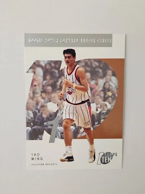 2002-03 Yao Ming Topps Top Ten #141 Rookie RC Houston Rockets HOF - Image 1 of 3