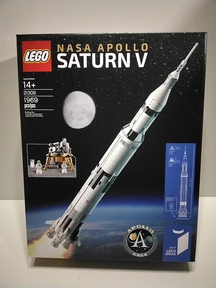 LEGO 21309 Ideas NASA Apollo Saturn V - Retired - Sealed - Next business day shi - Image 1 of 4