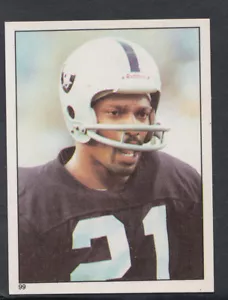 Topps 1981 American Football Sticker No 99 - Cliff Branch - Raiders (T424) - Picture 1 of 1