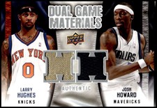 2009-10 Upper Deck Game Materials Dual #DGHH Josh Howard Larry Hughes