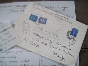 GRAHAM SUTHERLAND SIGNED AUTOGRAPH LETTER ON ART & ROULETTE 1950 - Picture 1 of 6