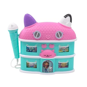 eKids Gabby’s Dollhouse Karaoke Microphone with Built in Music - Picture 1 of 3