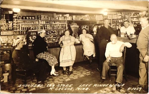 Sheshere Inn Store Lake Minnewawa McGregor Minnesota RPPC Postcard 1947 - Picture 1 of 2