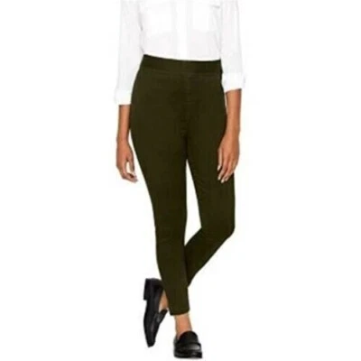 Pantalones ajustados de tiro alto Buffalo para mujer Tencel verde militar talla 2XL - NUEVOS CON ETIQUETAS Foto 1 de 4