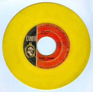 Philippines DEE DEE SHARP Baby Cakes 45 rpm YELLOW VINYL Record - Picture 1 of 2