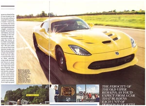 2013 Chrysler Viper, V-10, 640 Horses, 6-Speed, Detailed New Car Review - USA - Picture 1 of 1
