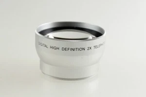 Digital High Definition 2x 2 X Tele Photo Converter Fish Eye Fisheye 52mm 52 MM - Picture 1 of 2