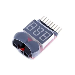 Lipo Battery Low Voltage Alarm 1S-8S Volt tester Checker LED Display - Picture 1 of 5