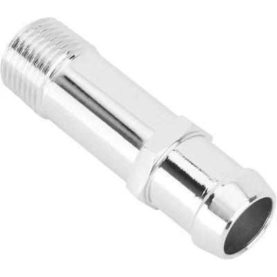 Encaixe de mangueira de aquecedor cromado longo, mangueira de 3/4 polegadas - Imagem 1 de 4