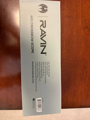 NEW Ravin R450 Crossbow Scope w/ Rings-NIB-Illuminated Reticle-FREE Shipping - Image 1 of 3
