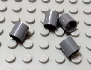 New LEGO Lot of 4 Dark Bluish Gray 1L Technic Mindstorms Pin Connector Pieces - Picture 1 of 1