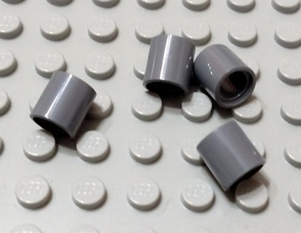 New LEGO Lot of 4 Dark Bluish Gray 1L Technic Mindstorms Pin Connector Pieces - Image 1 of 1