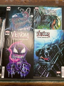 JUEGO VARIANTE VENOM LETHAL PROTECTOR (VOL 2) ALTA CALIDAD MARVEL COMICS [R] - Imagen 1 de 5