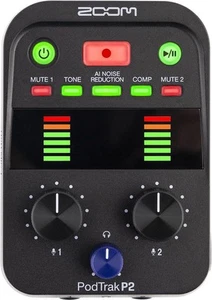 Zoom PodTrak P2 USB Mic Recorder - Picture 1 of 10