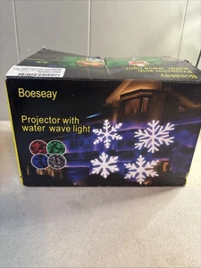 Halloween Christmas Projector Lights Outdoor 14 HD Slides 3D Ocean Wave +Patt... - Picture 1 of 5