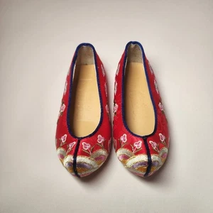 Blumen Schuhe Hanbok Accessoire Koreanisch Traditionell Neujahr Geburtstag Baby Mädchen 135 - Bild 1 von 5
