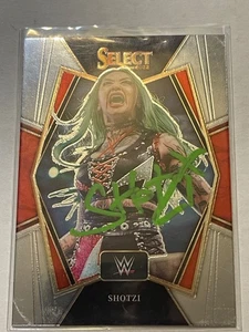 WWE SHOTZI Signed Card RAW SMACKDOWN - Picture 1 of 1
