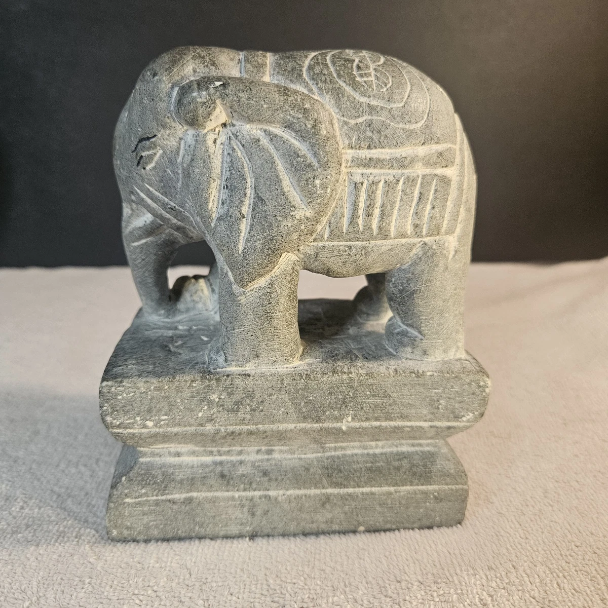 中国风石制大象雕像、动物雕像| eBay