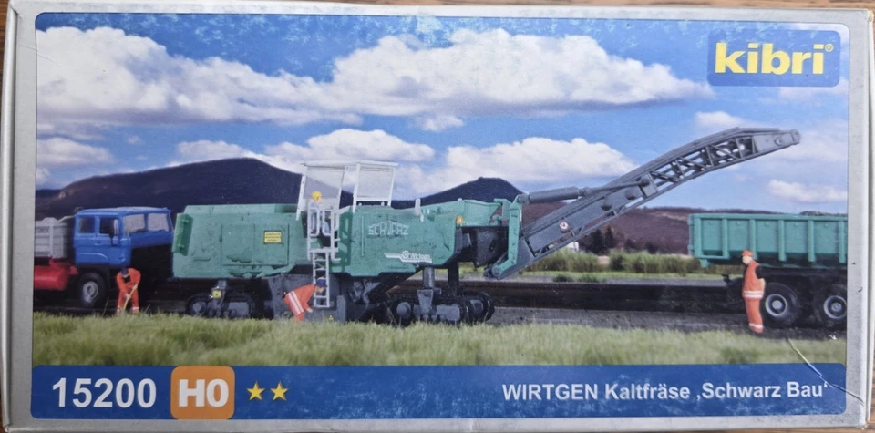 Amoladora de pavimento Kibri HO "Fresadora en frío, negra" 15200 - Nueva en caja Foto 1 de 4