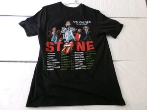 Camiseta Rolling Stones No Filter Tour 2019 para mujer talla L negra camiseta de concierto - Imagen 1 de 8