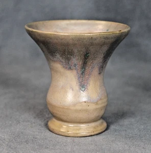 Beautiful Upchurch Art Pottery Small Drip Glaze Flared Pot Vase c1930S Signed - Picture 1 of 5