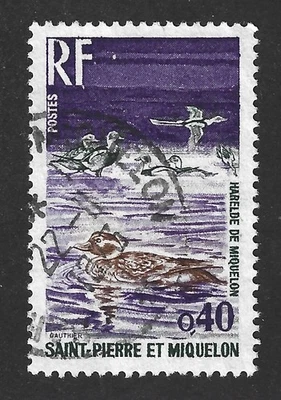 St. Pierre & Miquelon 1973 #426 Oldsquaws - VF Used - Image 1 of 2