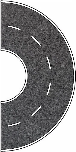 Busch Street Curve - Accesorio de carretera modelo ferrocarril escala N - #7099 Foto 1 de 1