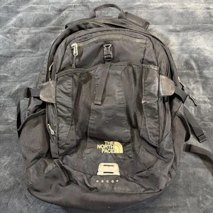 The North Face Recon Backpack Black Laptop Daypack Travel School Bag Outdoor - Picture 1 of 23