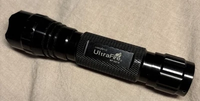 New! Ultra Fire WF-501B, Flashlight White Lumens, Torch, Black, Ultrafire - Image 1 of 4