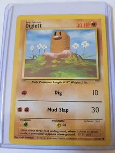 Pokémon Karte Diglett 1. Edition 47/102 #50 - Bild 1 von 2