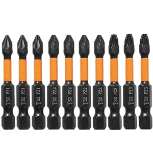 Reliable 10Pcs Heavy Duty Screwdriver Bits Set with Enhanced Torque Transfer - Picture 1 of 14