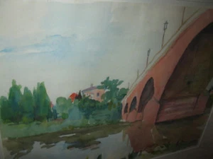 AIGNER Eduard, *1903 Alte Innbrücke in Rosenheim - Bild 1 von 1