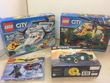 Bundle 4 x Sets of Lego City, Ford & Batman 3 Sealed 1 Open/ Unchecked 15C 