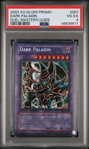 2003 Yugioh Dark Paladin Promo Duel Masters Guide PSA 4 VG-EX - Picture 1 of 2