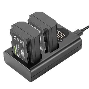 Neewer NP-FZ100 Replacement Battery Charger Set: Dual USB Charger+2pcs Batteries - Picture 1 of 3