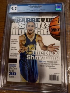 October 28, 2013 Stephen Curry Warriors Sports Illustrated Newsstand CGC 9.2 - Picture 1 of 4