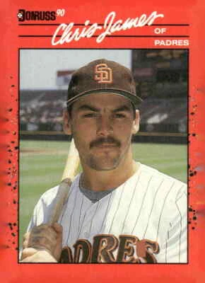 1990 Donruss #323 Chris James - Image 1 of 2