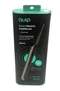 Quip Metal Smart Electric Toothbrush - Black Metal, New - Picture 1 of 3