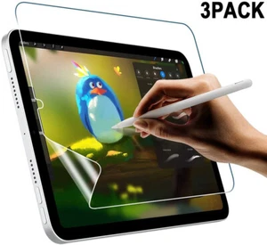 3 x Matte Screen Protector Film For iPad 9.7/iPad 10.2/iPad Air 4/iPad Pro 12.9 - Picture 1 of 13