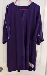 Wilson Men's Short Sleeve Shirt 100% Polyester Size 3XL NWT - Picture 1 of 7