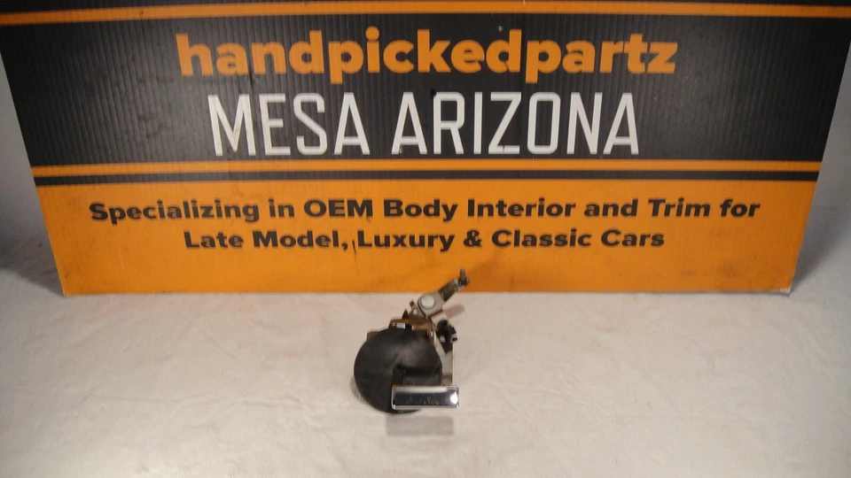 1989-1993 CADILLAC DEVILLE FWD LH REAR INTERIOR CHROME DOOR HANDLE - Image 1 of 4